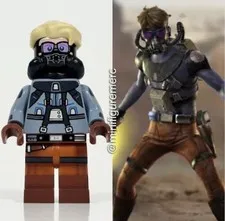 Lego Luke starkiller light customs 