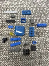 Lego Lot Black Blue Gray Random Set HTF Pieces Over 150 Pieces Replacements