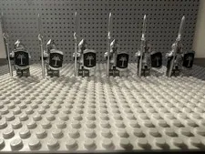 Lego LOTR Gondor Soldiers Custom Printed Minifigure Lot of 6