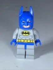 LEGO Super Heroes Batman II Light Blue Gray Suit Minifigure sh111 10672 No Cape