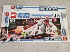 LEGO Star Wars 7676 Republic Attack Gunship Genuine EMPTY Box ONLY