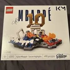 LEGO Editions Kylian Mbappe Soccer Highlights Building Set 43013 490 Pieces New