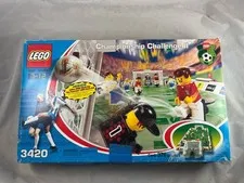 Lego 2002 Sports Soccer Championship Challenge II 3420 Box Manual Parts Lot
