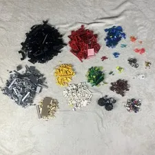 Vintage 90s LEGO 4 lbs Random Parts Pieces Building Plates Blocks City Technics
