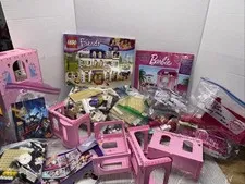 LEGO Friends Heart Lake Grand Hotel & Barbie Mansion & 2 Small Builds Lot