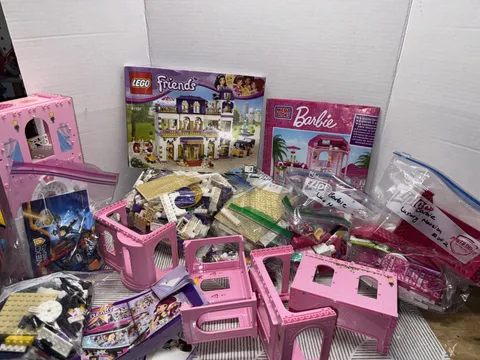 LEGO Friends Heart Lake Grand Hotel & Barbie Mansion & 2 Small Builds Lot