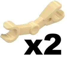 Lego 2 Star Wars BATTLE DROID Minifig Mechanical BENT ARMS Tan Part D824