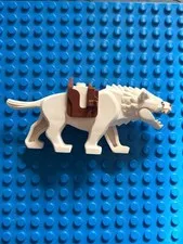 LEGO White Warg w/ Dark Red Nose The Hobbit Lord of the Rings 