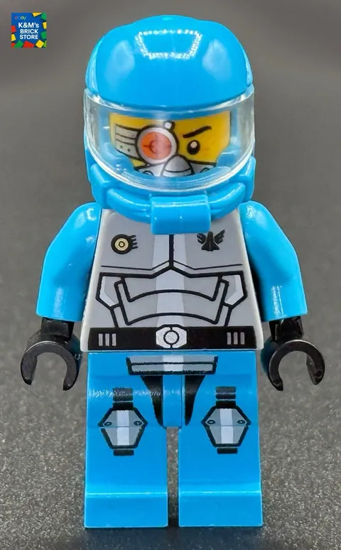 LEGO Solomon Blaze minifigure Galaxy Squad Blue Spaceman 70709 gs004