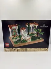 LEGO Icons 10359 Fountain Garden Gardens of the World 1302 PCS New Sealed