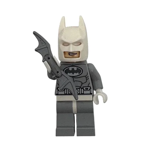LEGO DC Super Heroes Batman Arctic Suit Minifigure White Cowl 76000 Batarang