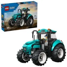 LEGO City Tractor Building Toy for Kids - Pretend Play Farm Multicolor