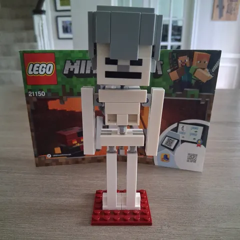 LEGO Minecraft: Minecraft Skeleton (21150) without Magma Cube 90% Complete