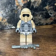 LEGO Star Wars Custom Kashyyyk Scout Clone Trooper Minifigure Dark Tan *RARE*