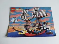 LEGO 6289 1996 Vintage Pirates Red Beard Runner Instruction Book Manual Only
