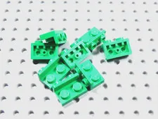 LEGO Lot of 8 Bright Green 1x2-1x2 Inverted Brackets BM