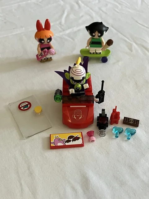 LEGO Powerpuff Girls Mini Figures Mojo Jojo Car Buttercup Blossom 41288