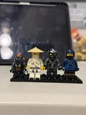 LEGO Ninjago Minifigure Lot – Sensei Wu, Jay, Cole ZX ,zultar