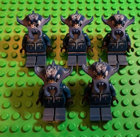 Lego Atlantis Manta Warrior Minifigure atl003 8077 8075 8059 CMF Lot Rare HTF x5