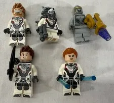 LEGO Avengers Endgame Quinjet Minifigures Lot x5 Thor Hawkeye Black Widow Rocket