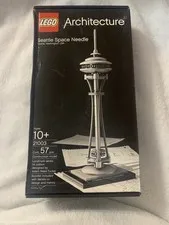 LEGO ARCHITECTURE: Seattle Space Needle (21003)box Is Damaged See Photos