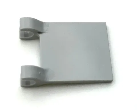 Lego Flag 2 x 2 Square with Flared Edge 80326 Light Bluish Gray NEW NEW