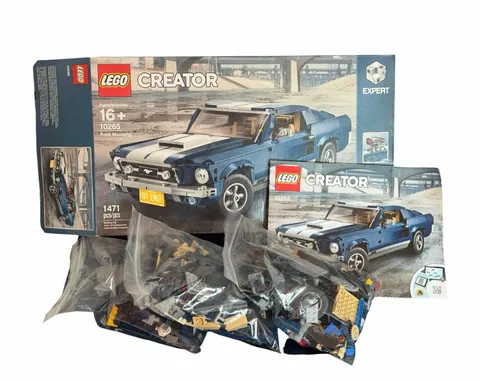LEGO Creator Expert 10265 Ford Mustang 100% Complete w/ Box & Instructions