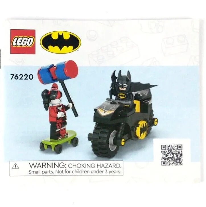 LEGO® Batman vs Harley Quinn Instructions Manual Booklet for Set 76220