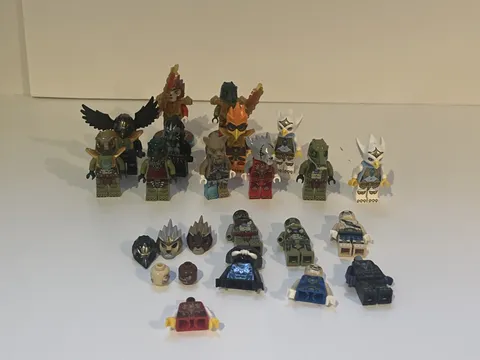 Lego Legends of Chima Minifigures Lot and Accessories Firox Equila Cragger Laval