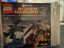 LEGO DC Super Heroes Batwing Battle Over Gotham 6863 Instruction Manual ONLY