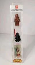 Lego Star Wars 851228 Retired Mini Figure Magnets Set Darth Vader Chewbacca Obi 
