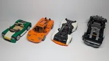 *INCOMPLETE* LEGO automotive / car bundle / lot (no minifigs)