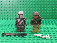 Lot 2 LEGO Star Wars The Mandalorian Minifigs 75299 75312 Klatooinian Raider MK5