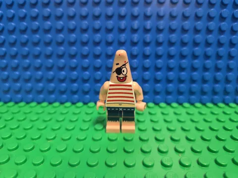 Lego Pirate Patrick Minifigure SpongeBob SquarePants 3817 bob033 CMF Lot Retired