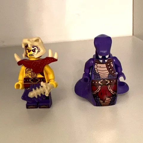 LEGO NINJAGO Minifigure Lot of 2, Kapau’rai and Zugu