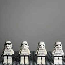LEGO Star Wars: Imperial Stormtrooper (sw0188a) Minifigure Lot Of 4 - 2D