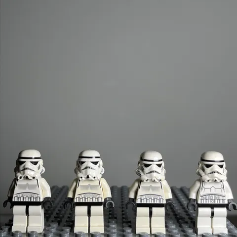 LEGO Star Wars: Imperial Stormtrooper (sw0188a) Minifigure Lot Of 4 - 2D