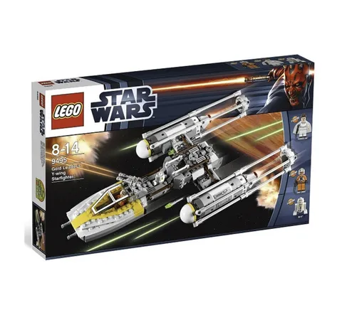 LEGO Star Wars Gold Leader's Y-Wing Starfighter Set 9495 - Includes Princess Lei