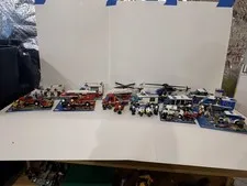 Lego Car Bundle - Emergency Vehicle Pack - Disassembled and Cleaned Retired Sets