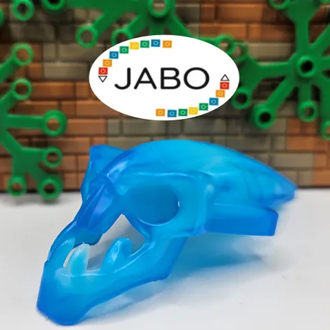 (S17 / 1 / 26) LEGO Bionicle 57551pb01 Mask Mask Head Barraki Takadox Blue