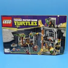2013 Lego Teenage Mutant Ninja Turtles 79103 36-page Building Manual Booklet - 1