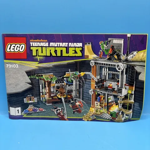 2013 Lego Teenage Mutant Ninja Turtles 79103 36-page Building Manual Booklet - 1