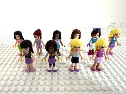 (10) LEGO Friends Girl Minifigure Lot- #2
