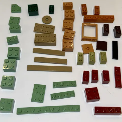 LEGO Misc blocks pieces parts lot pastel colors
