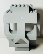 LEGO Light Gray Rock Skull 4 x 10 x 10 Panel 3827 7074 47991