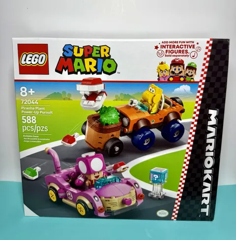 2025 LEGO Super Mario Kart #72044: Piranha Plant Power-Up Pursuit (588pcs)