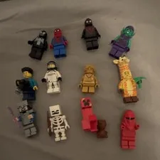 Lego Lot Of 13 Spider-Man Minecraft Harry Potter