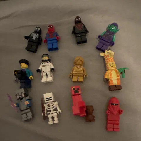 Lego Lot Of 13 Spider-Man Minecraft Harry Potter