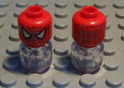 Lego Figure Accessories Head Man Spider - Man 1 Piece