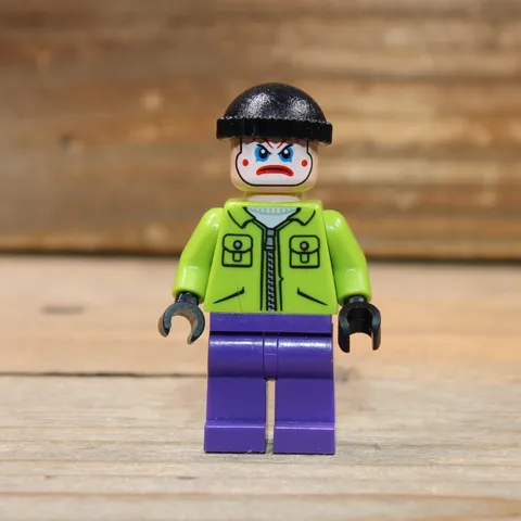 LEGO Batman The Joker's Henchman Minifigure sh0020 Lime Jacket